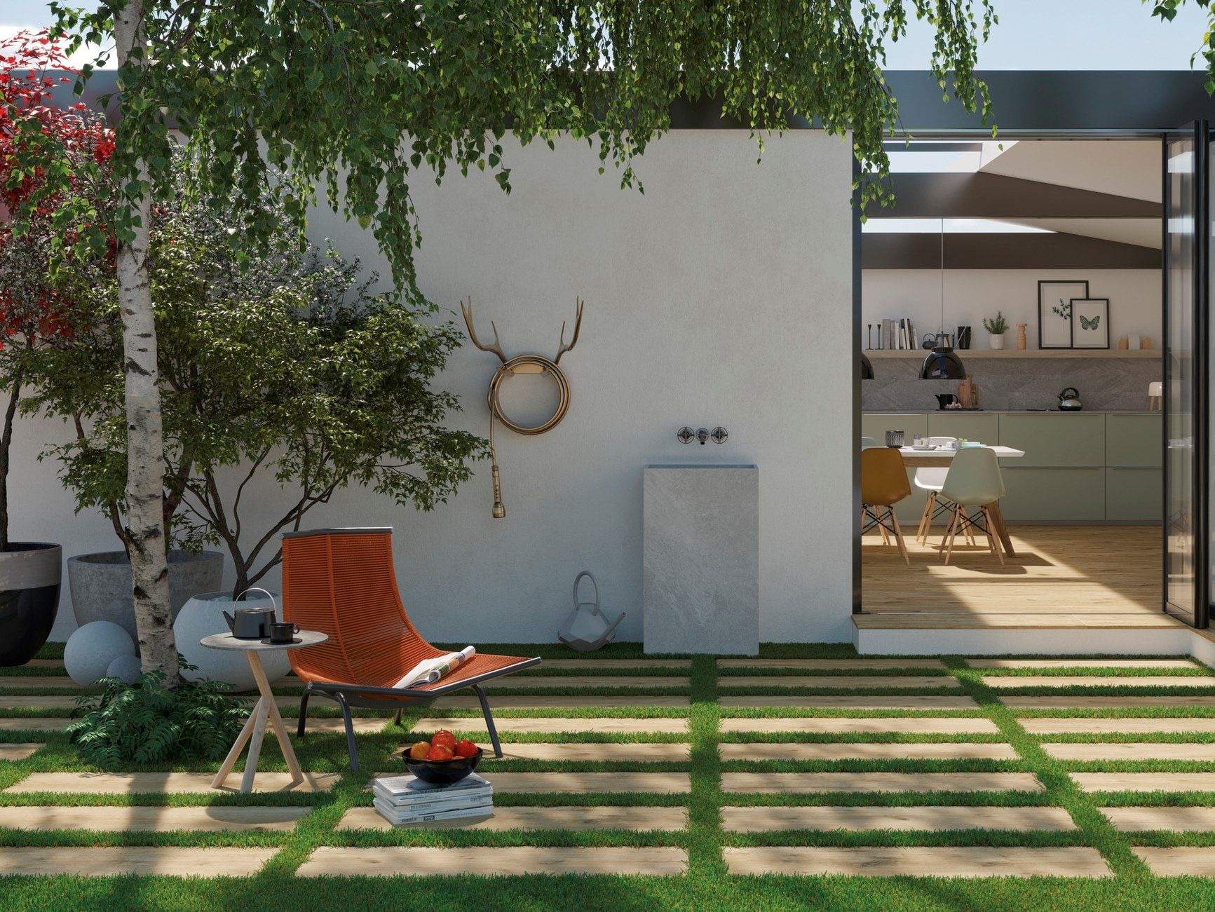 Напольное покрытие из керамогранита с эффектом древесины Pastorelli ARKÈ ARCH-00096552 - Вид №1