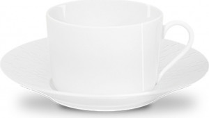 10647605 Haviland Чашка чайная с блюдцем Haviland "Инфини Бриллиант" 160мл Фарфор, Керамика