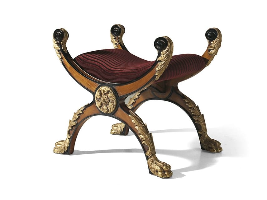 Мягкий пуф из красного дерева OAK Галерея ARCH-00070647