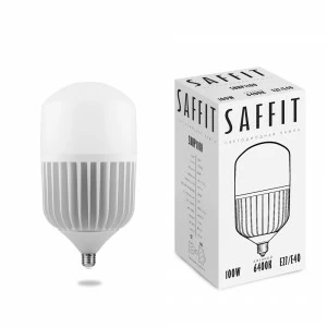 Лампа светодиодная SAFFIT E27-E40 100W 6400K SBHP1100 55101 SAFFIT  00-3956634 Матовый