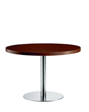 XT 492 Рама стола с нижней крышкой из глянцевой или сатинированной нержавеющей стали, колонна из глянцевой или сатинированной нержавеющей стали или дерева. Et al. XT