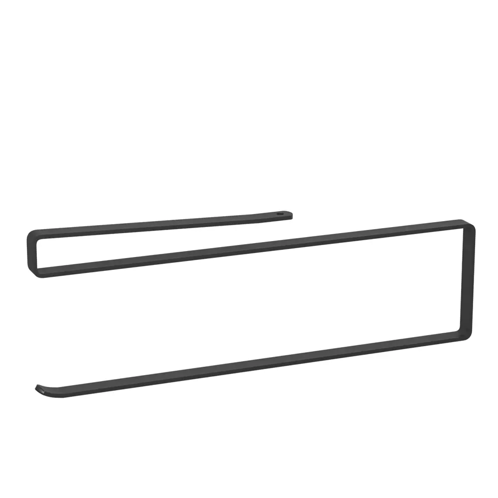 Держатель для кухонных бумажных полотенец KONSENSA 9.8 см сталь цвет черный STLM-2200987