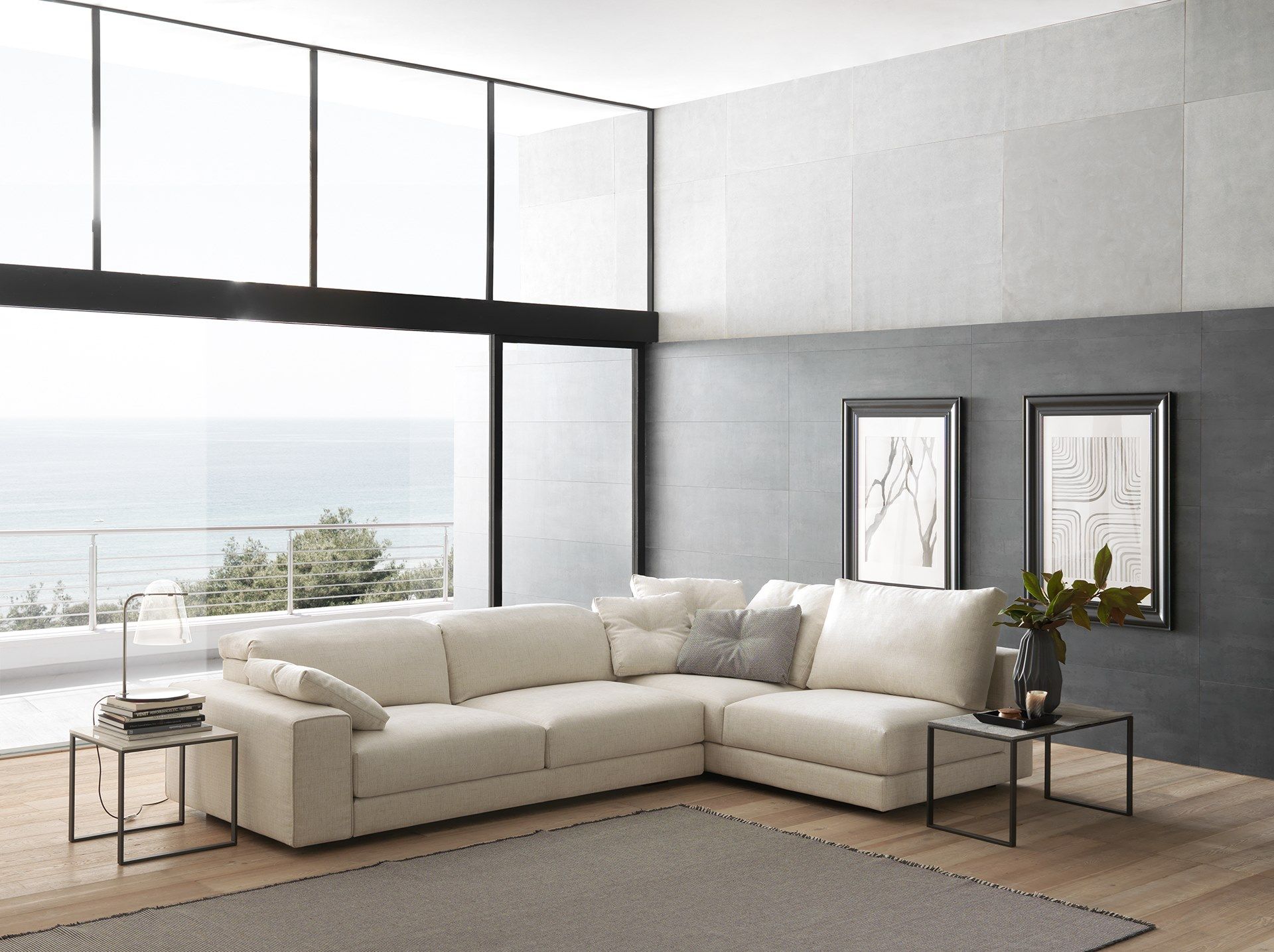 Секционный тканевый диван с полуостровом VALENTINI Уильям ARCH-00082154 - Вид №6