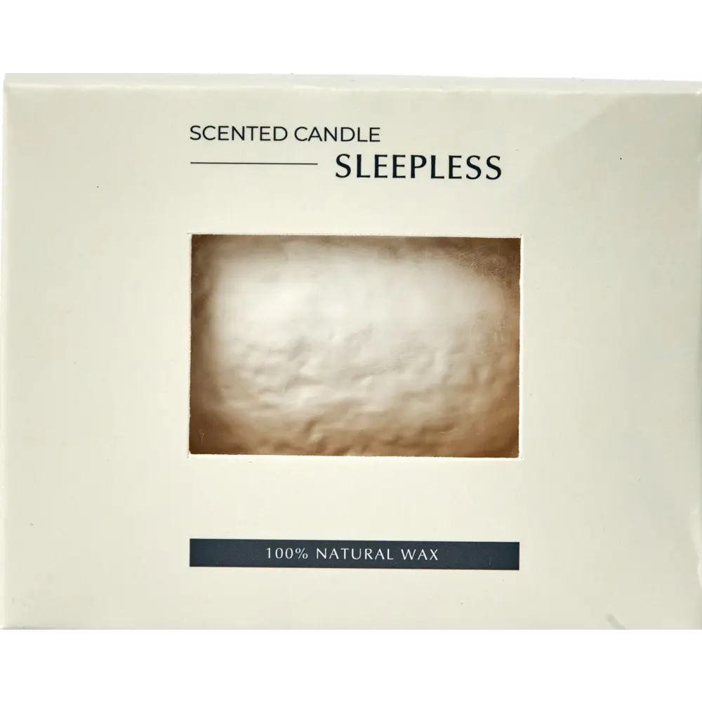 Свеча ароматизированная Sleepless белый 7.3 см 89348185 STLM-2132325 Santreyd  - Вид №2