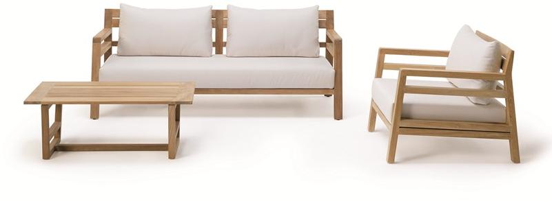 Ethimo 3-х местный тканевый садовый диван Costes Codi0100 - Вид №11