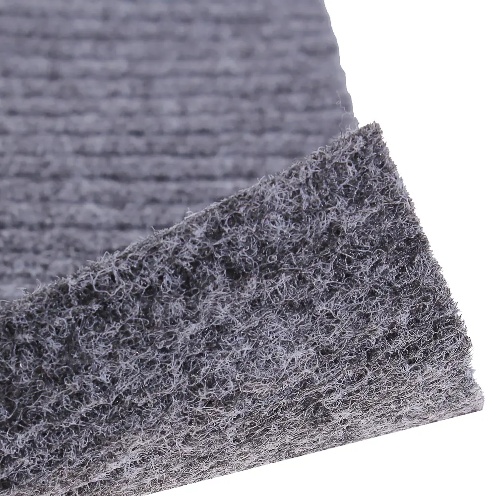 Ковровая дорожка Флорт Офис 01050» иглопробивная 1 м цвет серый Santreyd STLM-2020690 - Вид №3