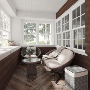 Глазурованный керамогранит Estima Сандек SU05 19.4x120 см 2.1 м² неполированный цвет коричневый