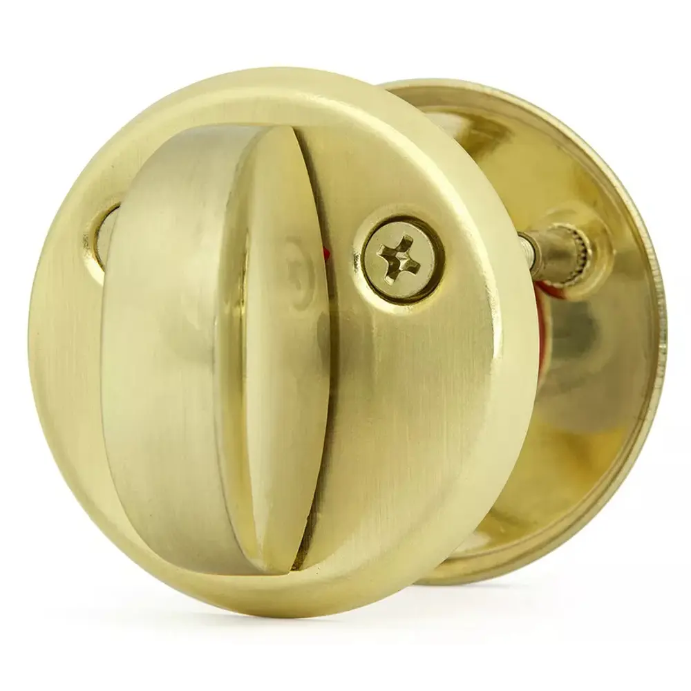 Дверная накладка Фабрика замков Е003 в матовом золоте 18841561 STLM-0013140