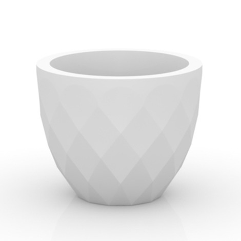 073067 Кашпо Nano матовое белое 12см Vondom Vases