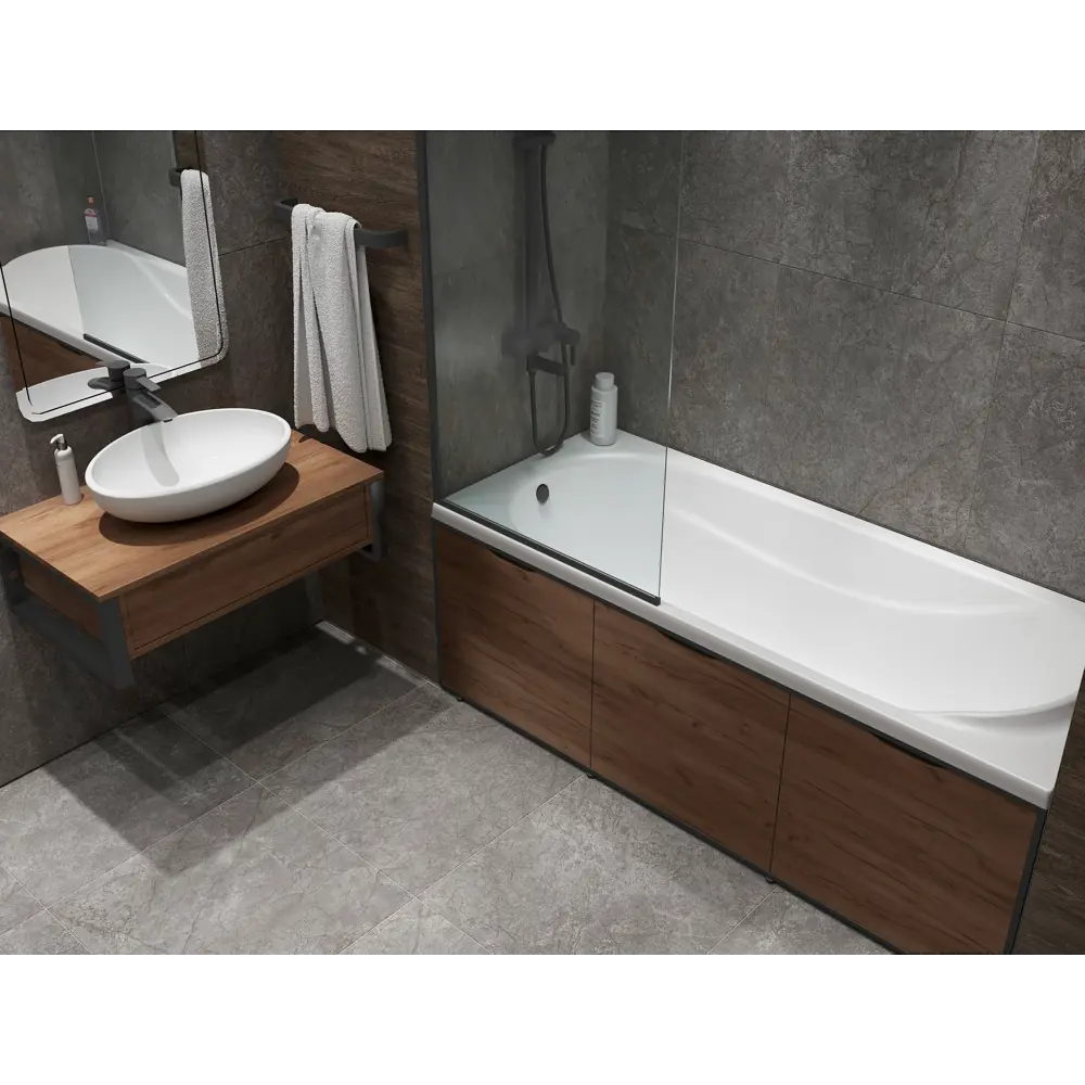 Sensea Дадо — акриловая ванна для просторных помещений 170×70 см 81931496 STLM-1470625 - Вид №10