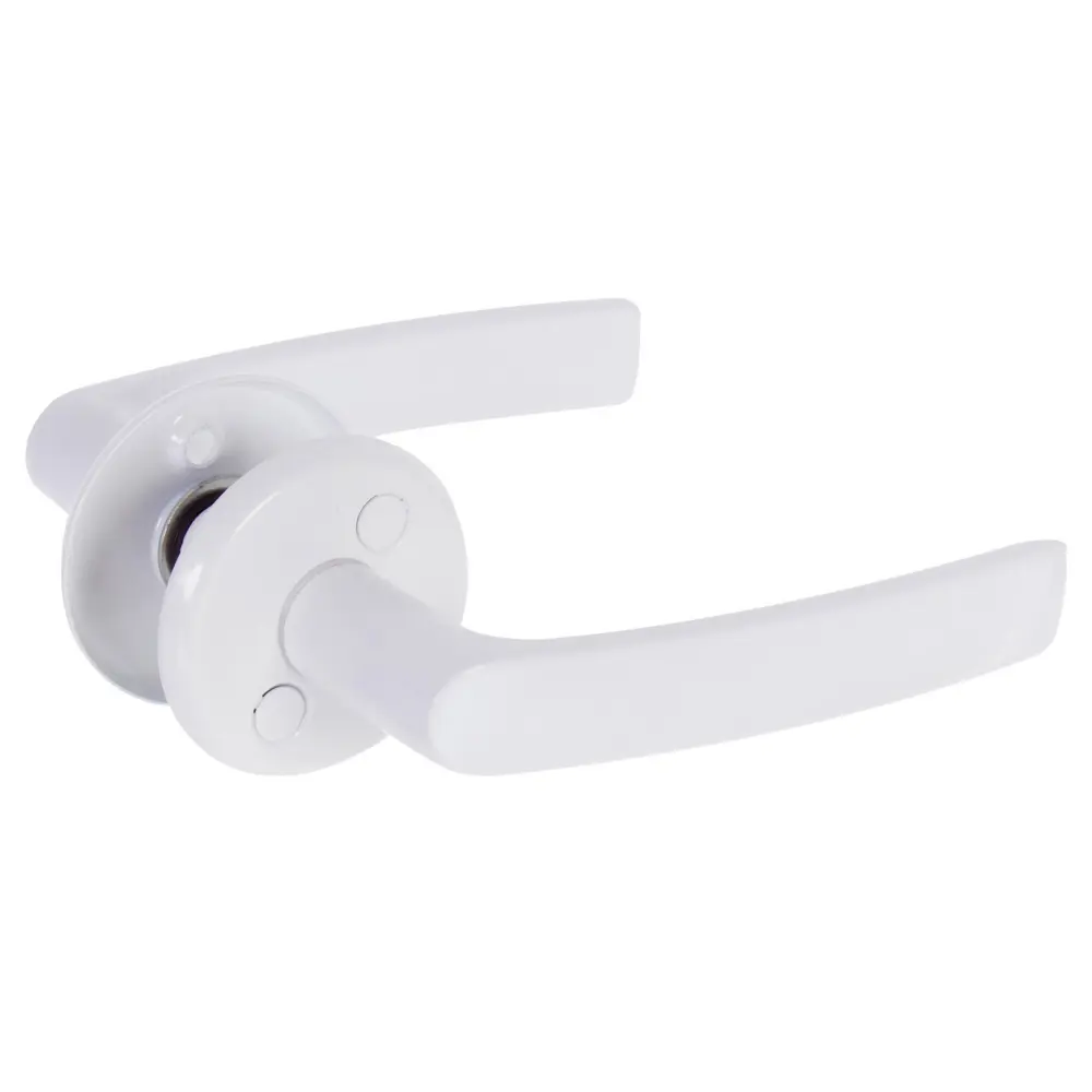Ручки дверные на розетке Palladium 016 (5/60), алюминий, цвет белый STLM-2068240 - Вид №1