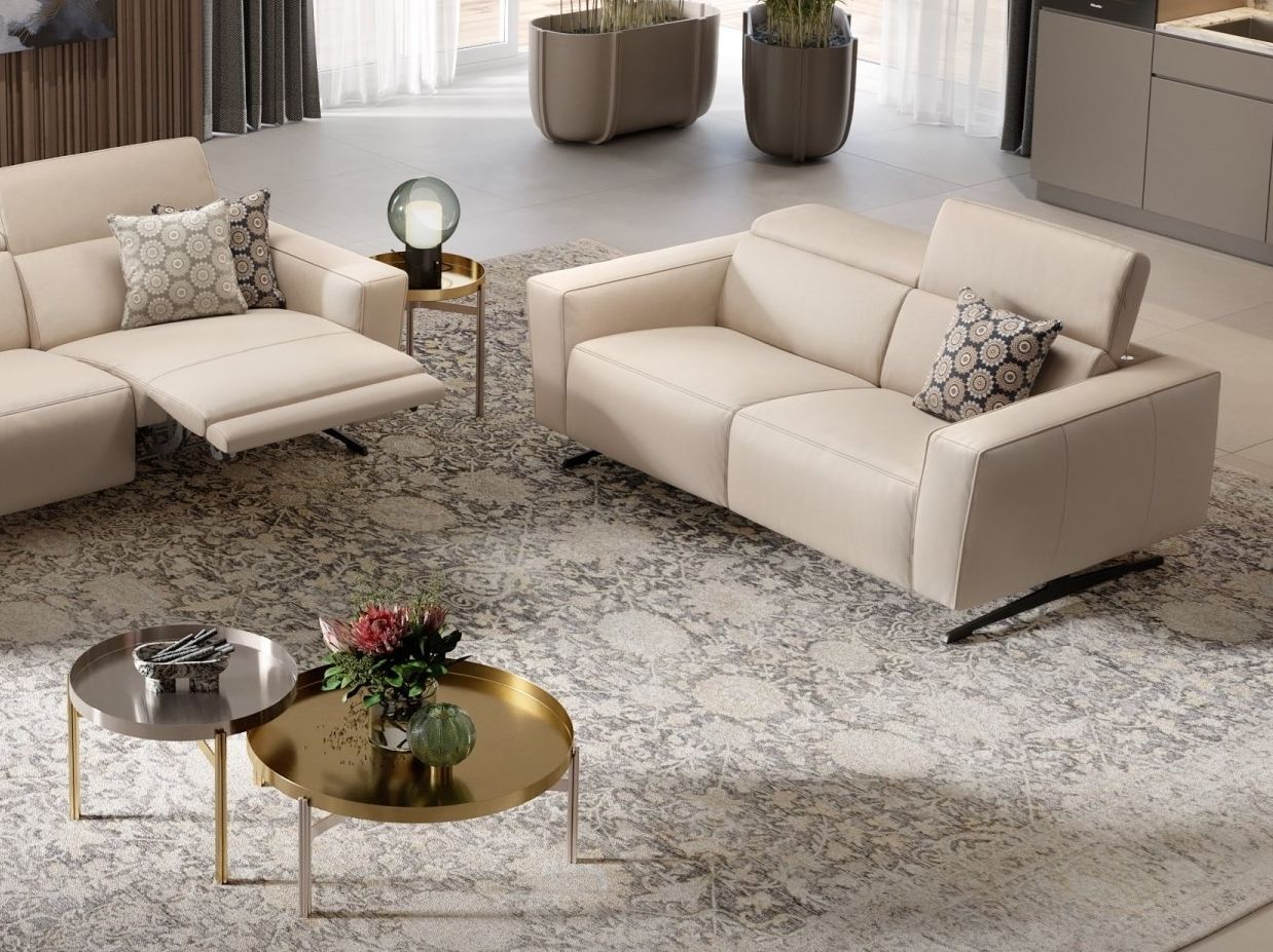 2-местный кожаный диван Sofanella Alesso ARCH-00094391 - Вид №2