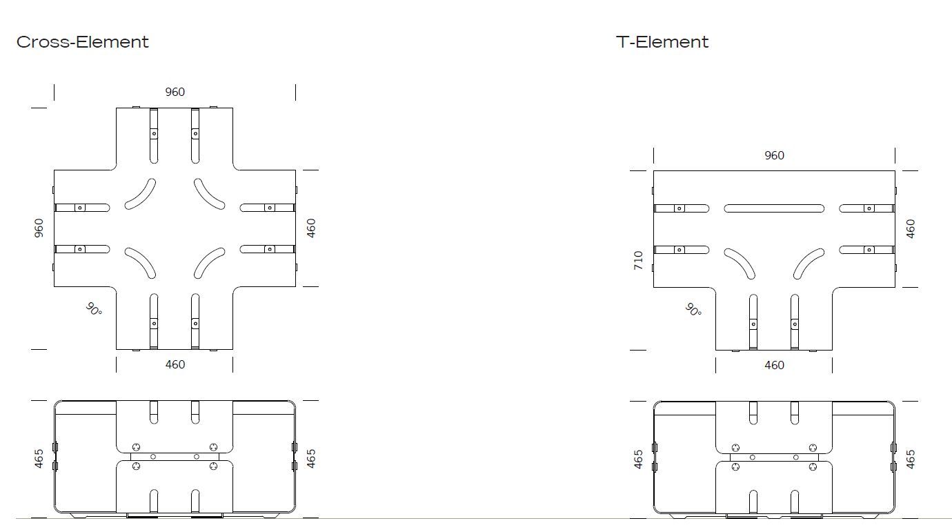Модульная изогнутая скамья из нержавеющей стали BENKERT BANKE LINESCA ARCH-00096988 - Вид №19