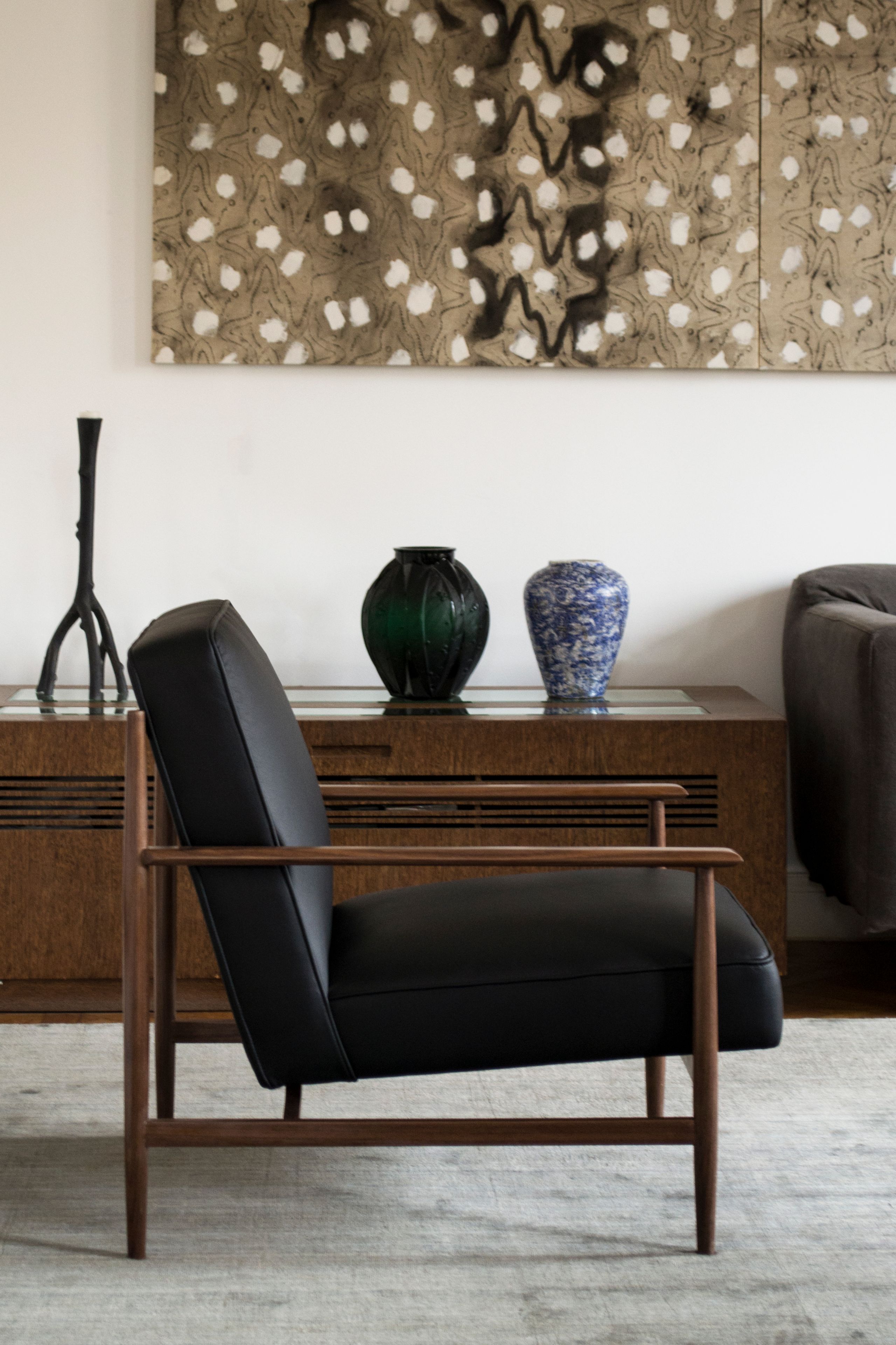 Кожаное кресло с подлокотниками mg12 ARCH-00032582 - Вид №4