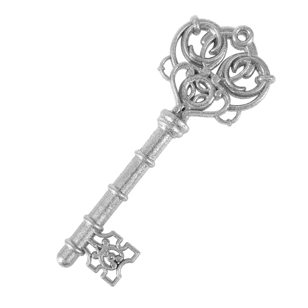 84884203 Новогоднее украшение Ключик 15x6 см цвет серебро STLM-1416060 Santreyd  - Вид №1