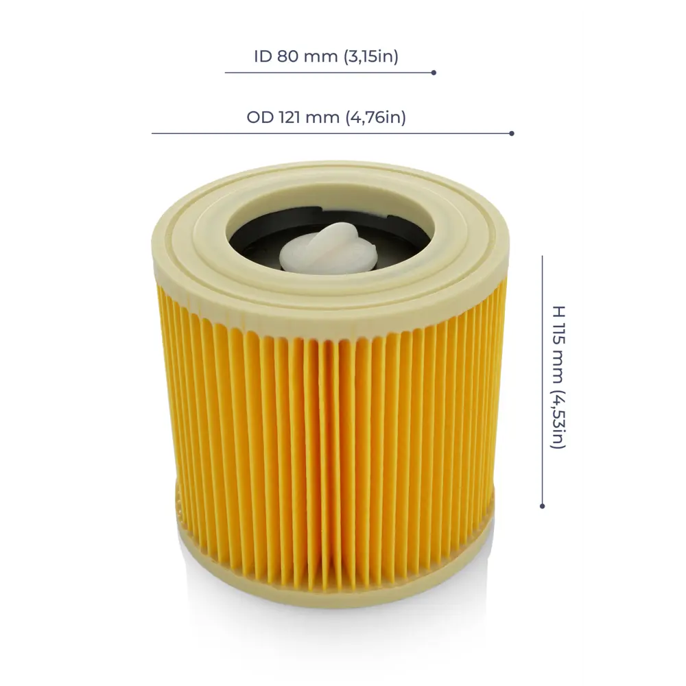 Воздушный фильтр ZUGEL ZSF01P для пылесосов Karcher 86339060 STLM-0067926 - Вид №2