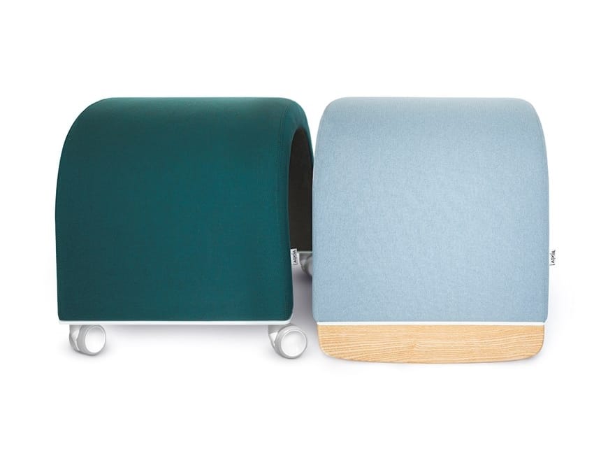 Низкая ткань мягкий стул с колесами Askia NOMAD ARCH-00003212 - Вид №6