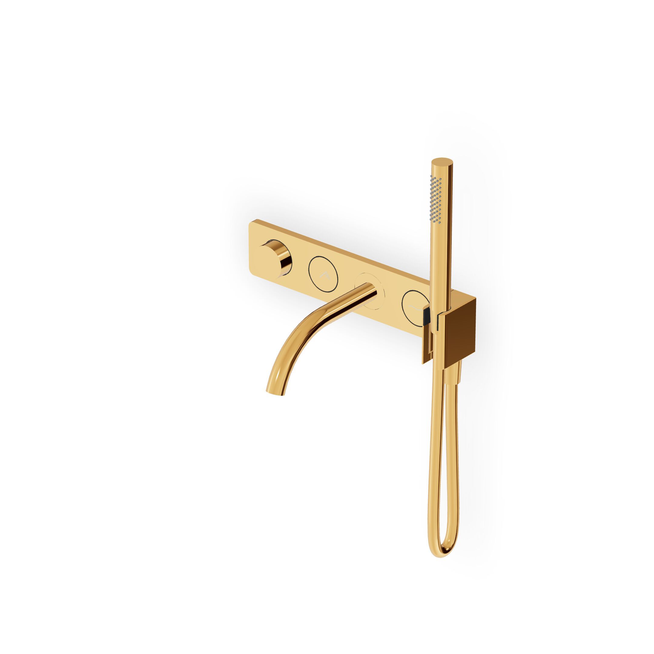 Термостатический смеситель для душа с 5 отверстиями и ручным душем Zucchetti Hoop ARCH-00129300 - Вид №12