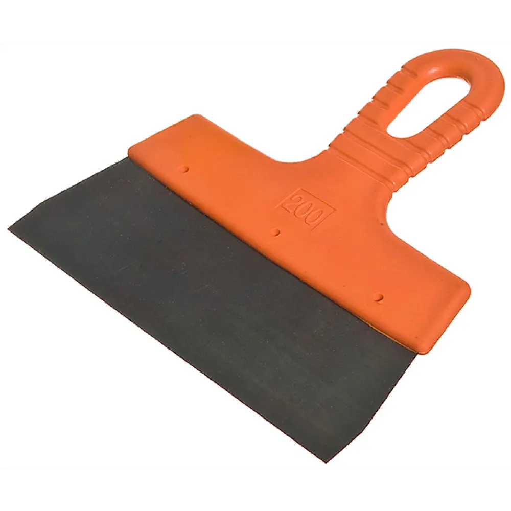 Шпатель гладкий Jettools 200 мм оксидированная сталь STLM-2161016