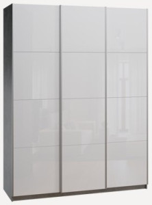 167325 Шкаф-купе LAB interior Итан-3-180-230 Glass Triple Бетон