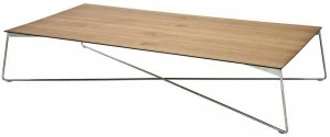 B&T Design Прямоугольный журнальный столик из фанерованной древесины