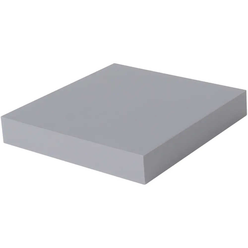 Полка мебельная прямая 23x23.5x3.8 см МДФ цвет серый SPACEO STLM-2004077