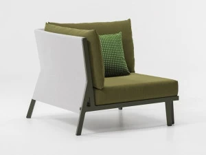 Kettal Угловое садовое кресло из ткани Vieques #41630-.../41635-...
