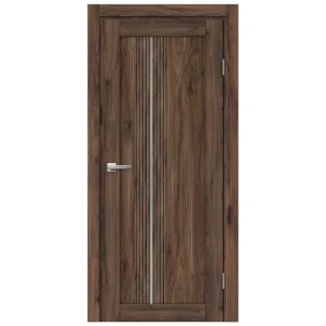 Межкомнатная дверь Онда В 80x200 см МДФ цвет орех пекан с остеклением 89392661