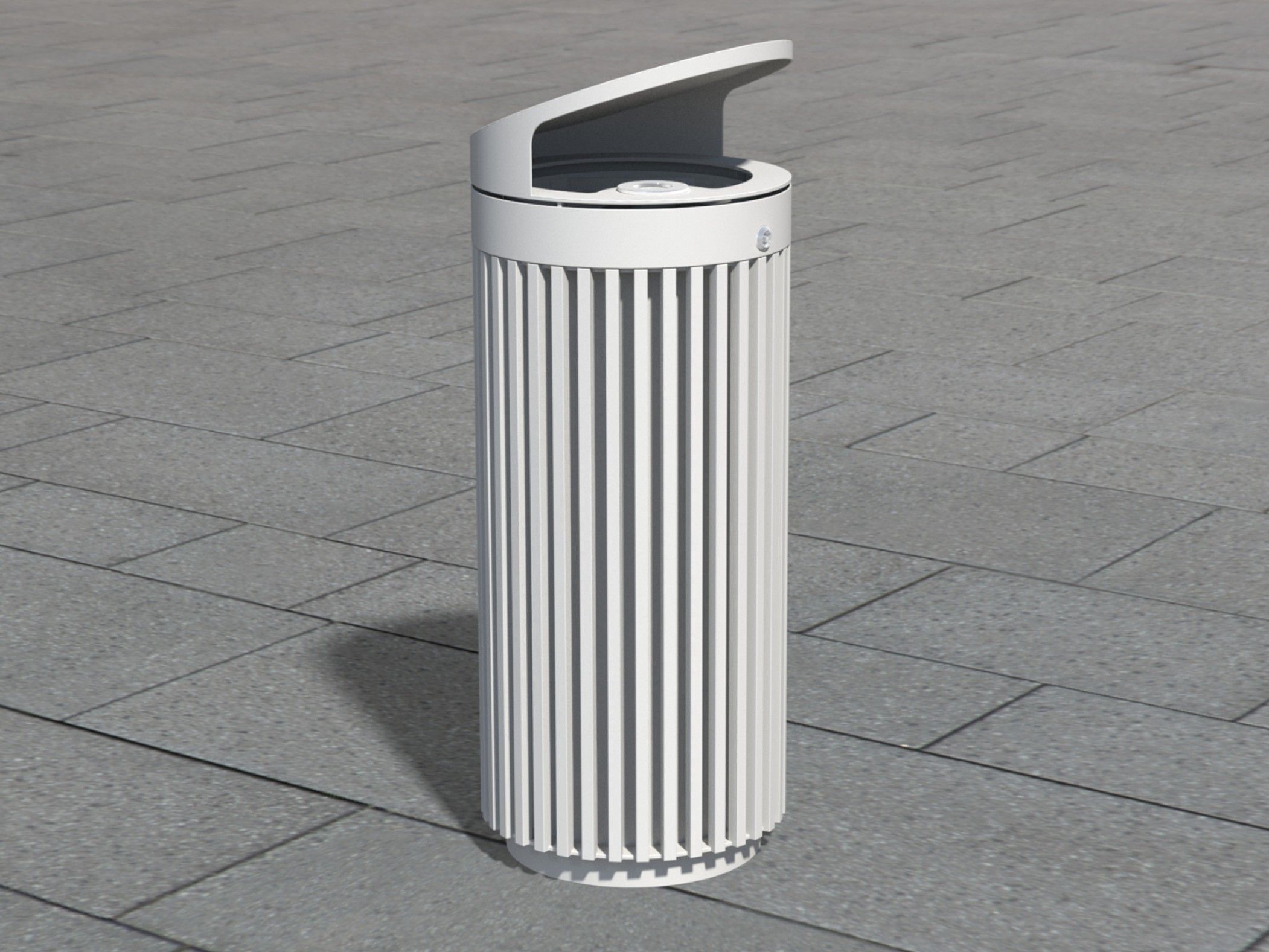 Держатель для мусора из нержавеющей стали с крышкой для наружного использования BENKERT BANKE мусорное ведро ARCH-00080853 - Вид №1