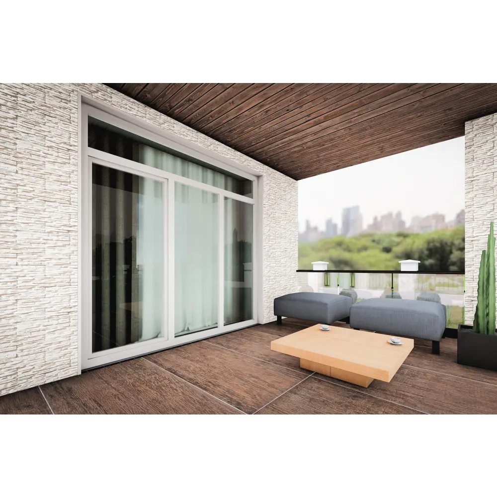 Камень искусственный Ramo Слимлайн слэйт белый 1м² STLM-2122168 - Вид №4