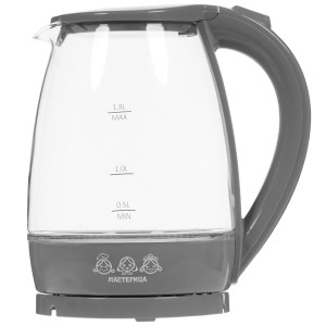 8157387 Электрочайник Мастерица ЕК-1801G серый