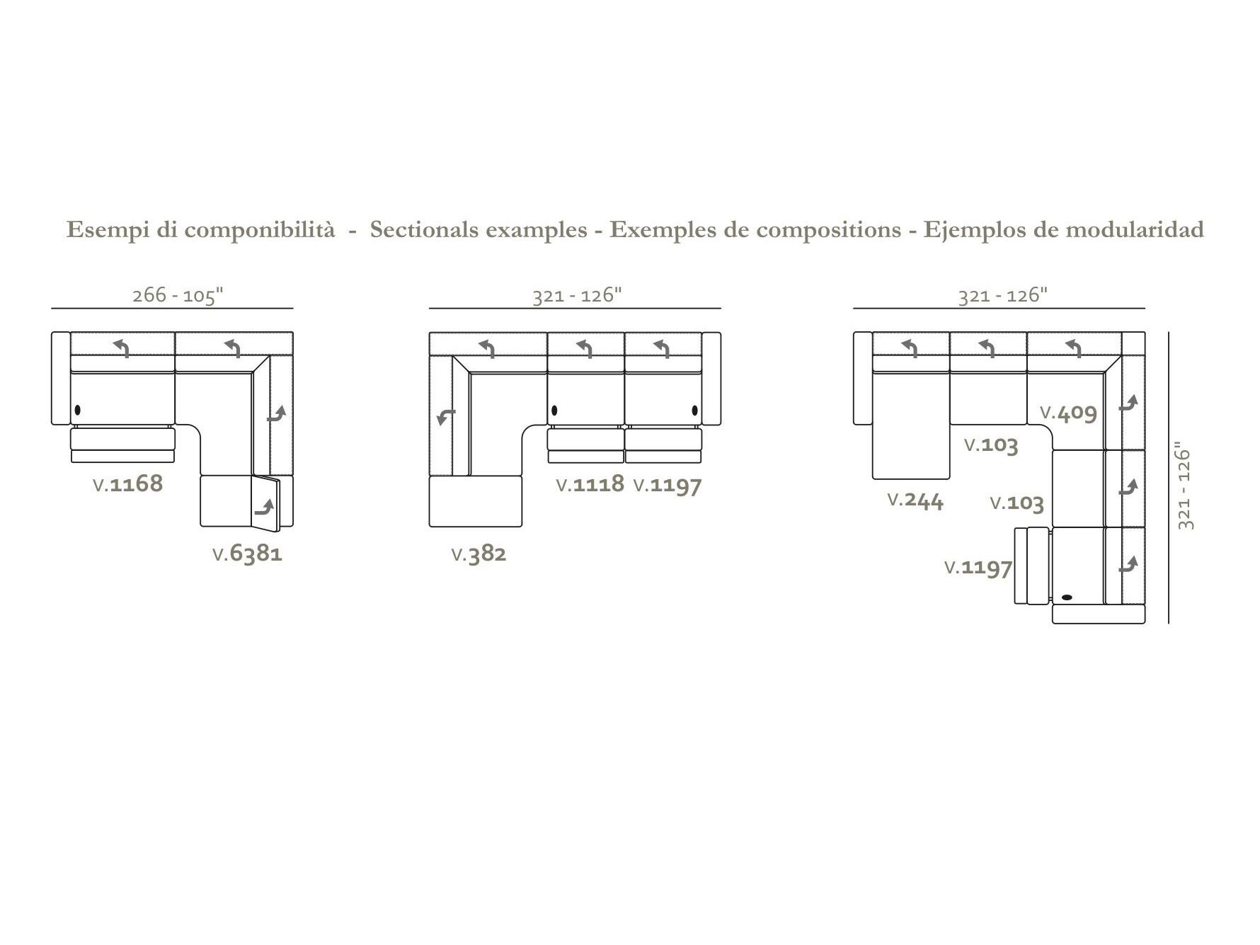 Кожаный угловой диван Max Divani LOREN ARCH-00042697 - Вид №9