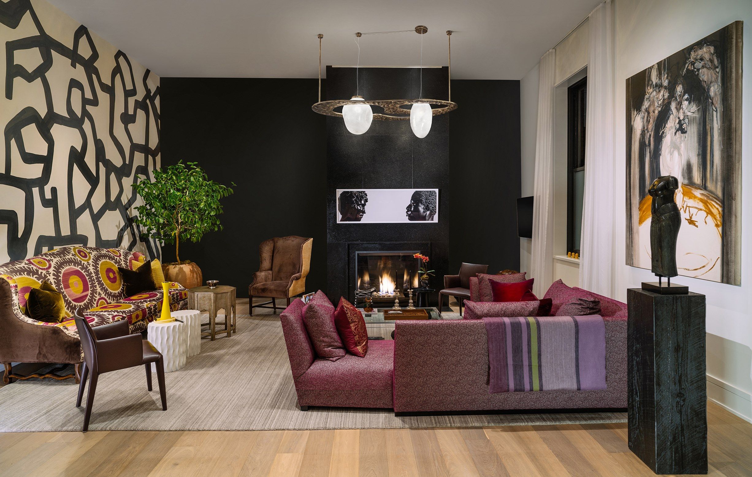 Подвесной светильник из дутого стекла и металла Patrizia Volpato Камень ARCH-00103808 - Вид №8