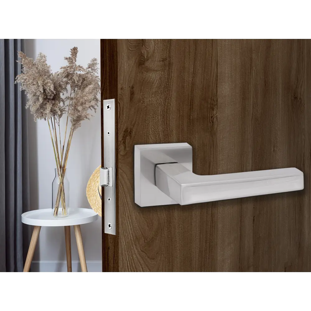 Дверные ручки Palladium Joos без запирания цвет никель STLM-2068693 - Вид №5