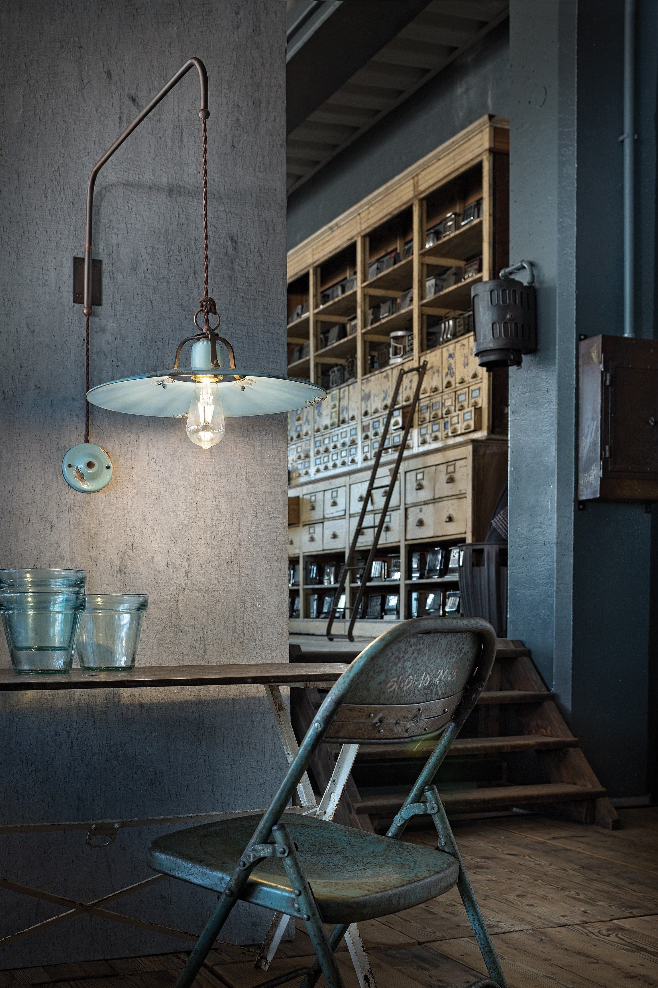 Регулируемая керамическая настенная лампа FERROLUCE ARCH-00140237 - Вид №1