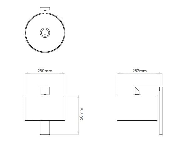 Аппликация с фиксированным рычагом из стали и ткани Astro Lighting ARCH-00113890 - Вид №6
