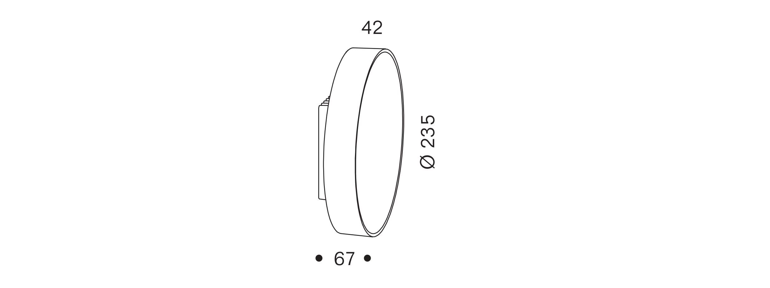 Алюминиевый и стеклянный светодиодный настенный светильник serien.lighting LYD ARCH-00043621 - Вид №8