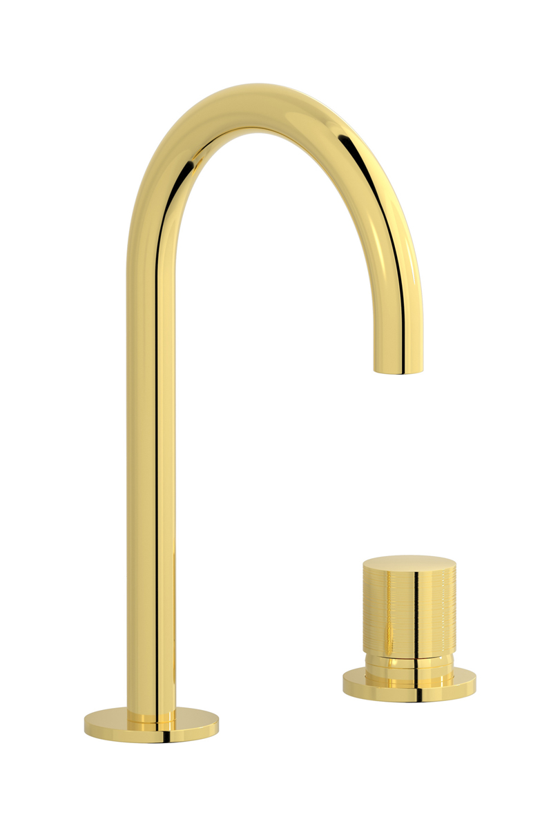 Смеситель для раковины на 2 отверстия WE ARE IB vn200cf Gold Vinile