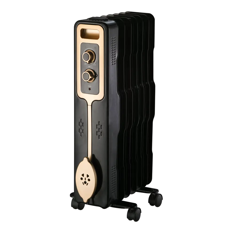 Масляный обогреватель Primera ORP-716-HMC с механическим термостатом 1500 Вт 7 секций цвет черный STLM-2097853 - Вид №1