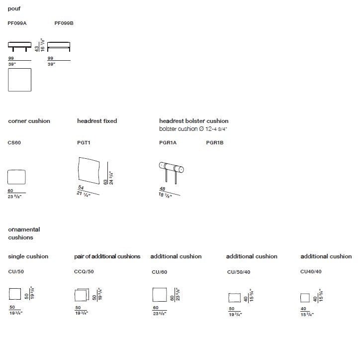 Угловой диван из ткани Molteni & C GREGOR ARCH-00140641 - Вид №6