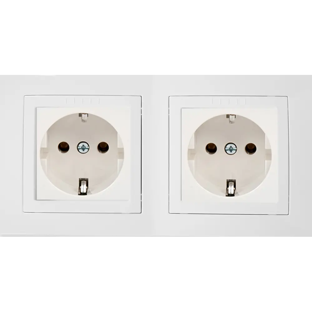 Рамка для розеток и выключателей Systeme Electric Unica 2 поста, цвет белый STLM-2048177 - Вид №2