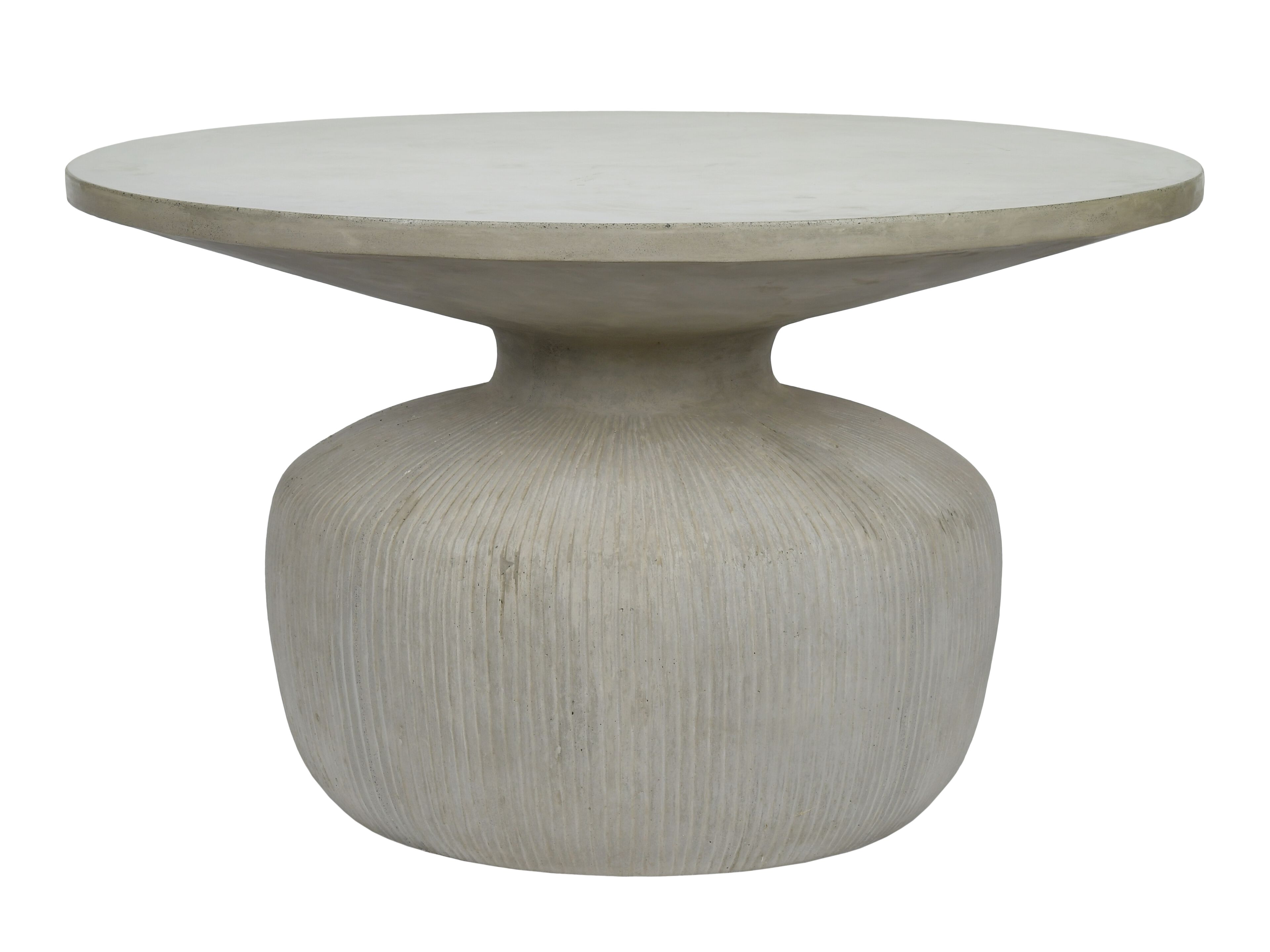 Круглый журнальный столик из волокнистого бетона cbdesign Space ARCH-00033654