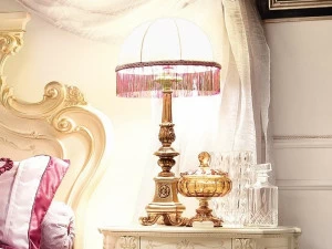 Barnini Oseo Настольная лампа с прямым и отраженным светом из дерева David Dv 34