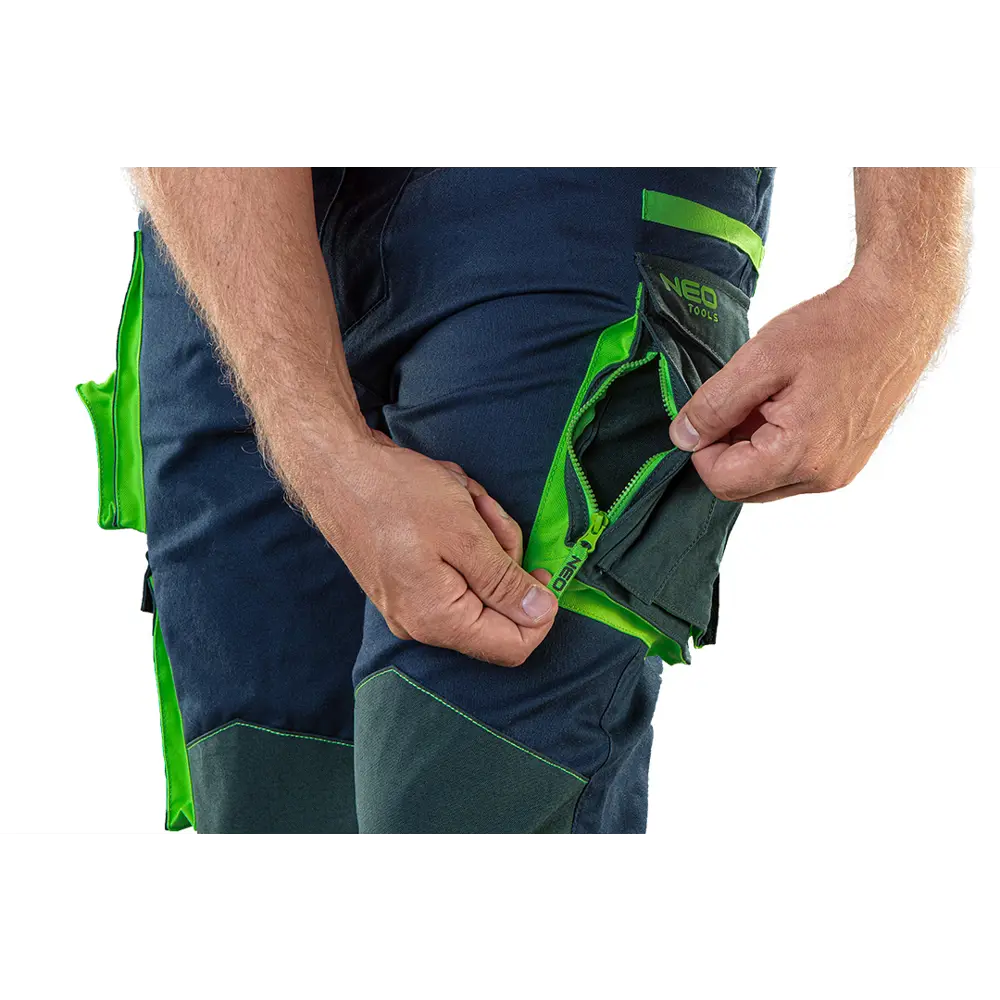 Брюки рабочие Neo Tools Premium темно-синие/зеленые размер L рост 181-184 STLM-2166924 - Вид №1