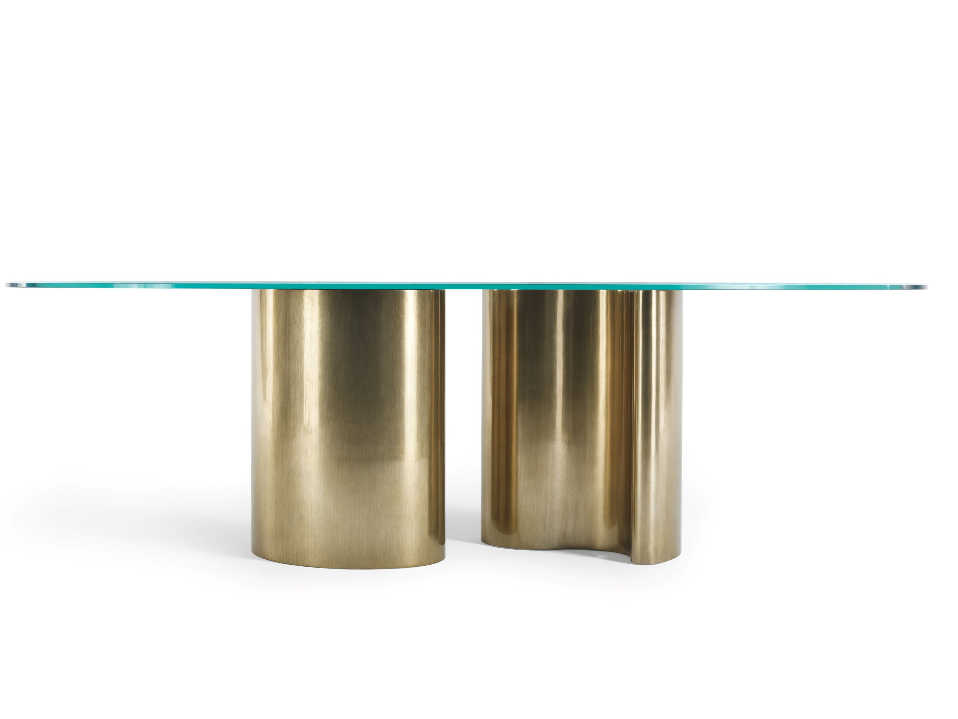 Овальный стол для гостиной из дерева и стекла ETRO Home Interiors ARP ARCH-00143925 - Вид №2