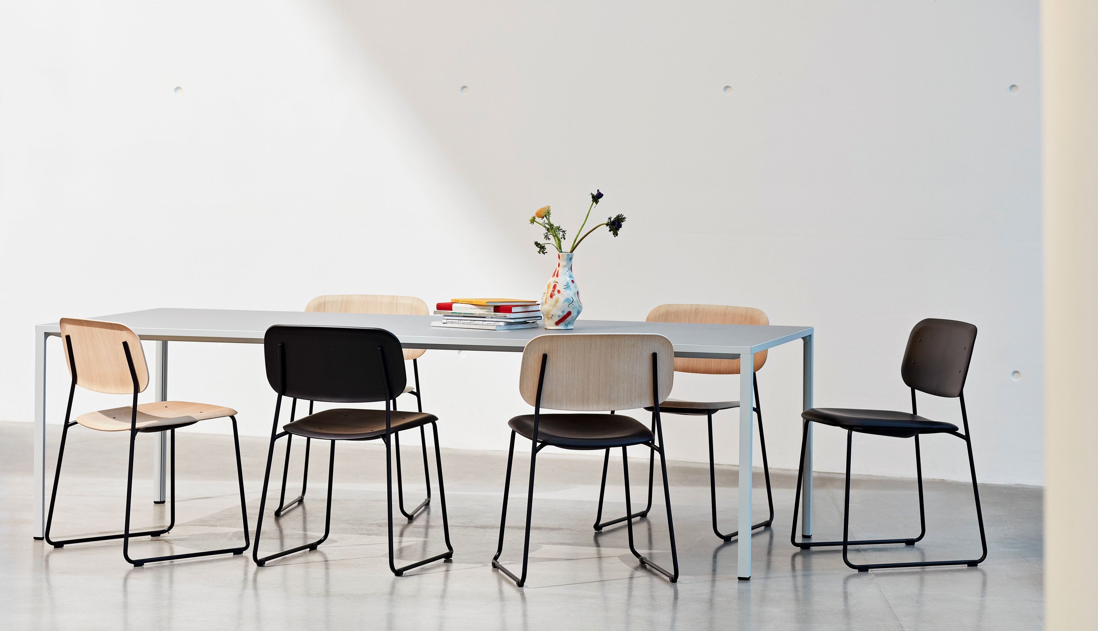 Прямоугольный алюминиевый стол с линолеумом Hay New Order ARCH-00085135 - Вид №17