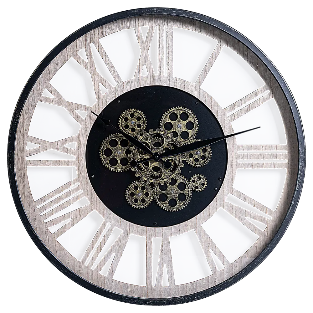 Настенные часы Dream River Шестеренки золотые с бесшумным механизмом 89359829 STLM-1571750
