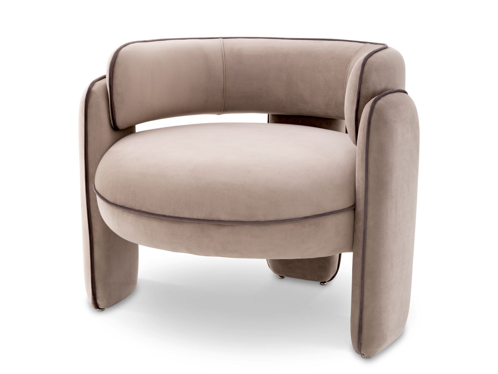 Бархатное кресло с подлокотниками Eichholtz CHAPLIN ARCH-00037088