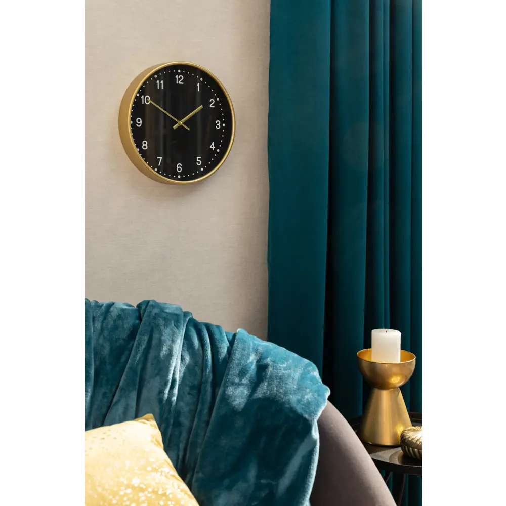 Часы настенные Ностальгия d30.5 см цвет золотистый TROYKATIME NEW SEVENTIES STLM-2112791 - Вид №4