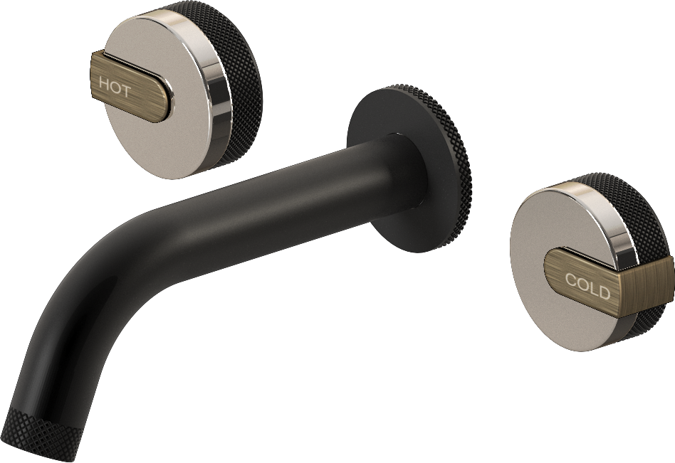 E-11530-R1PN-L1VBB-MBK Смеситель для умывальника из 19,1см носикем (внешняя часть) GRAFF MOD+